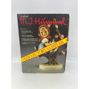 Vintage W.Goebel Hummel Apple Tree Girl Figurine Rare Collector’s Sampler W/ Box